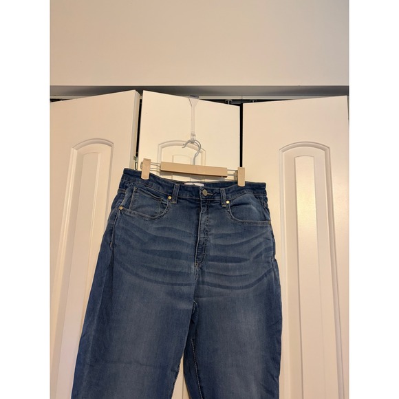 Jordache‎ High Rise Leggings Womens Size 16 Denim Jeans Dark Wash - Picture 4 of 5